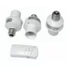 Light bulb fixture with remote control with dimmer x3 KEMOT