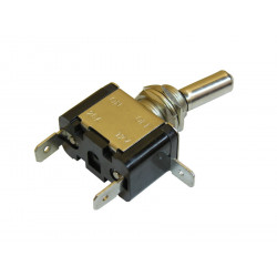 Przełącznik hebelkowy 2 pozycje 3 pin podświetlany diodą 12V metalowy C.E