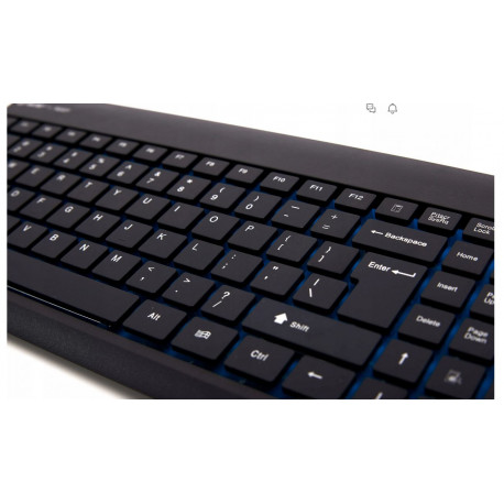 Klawiatura membranowa REEF TRAKLA45234  czarno-niebieska TRACER