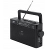 Network and battery radio black portable AM, FM, SW SONA LTC