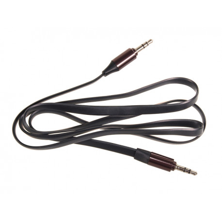 Przewód Jack 3.5mm płaski 1 metr MCTV-694B 039909 MACLEAN