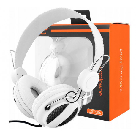 Słuchawki nauszne LTC LXLTC54 SUARA białe-8625