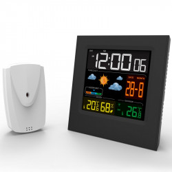 Weather station black with...