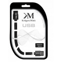 Kabel USB/micro USB 1,8m KM0331 Kruger&Matz