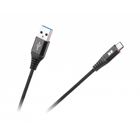 USB/USB-C cable 2 meters black RB-6001-200-B RABEL