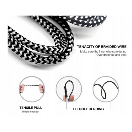 Kabel USB wtyk / USB-C wtyk Fast Charge MCE471 MACLEAN