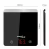 Waga kuchenna cyfrowa LED czarna GB171 GreenBlue