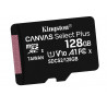 128GB CS10 Canvas Kingston microSD memory card