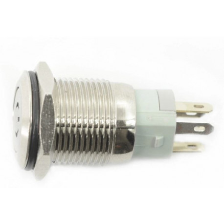 Przełącznik wciskany PBW-12BPW 2A 250V zielo.bist.