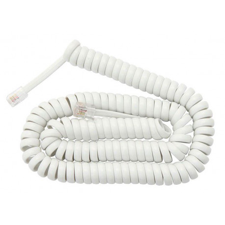 Kabel spiralny 4P4C 3m biały TCU374 051284-8671