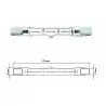 Halogen filament J78 150W 78mm 230V Zext