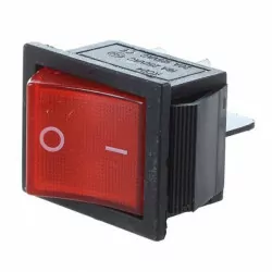 Przełącznik klawiszowy podś. LED kropka 12V 055651-8686