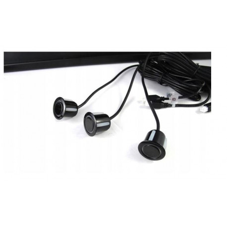 Czujniki parkowania w ramce tablicy z sygnałem IL MIO