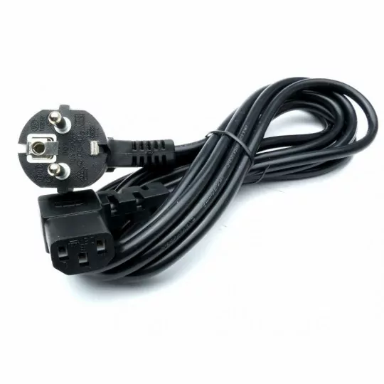 Kabel zasilający komputerowy katowy 1613 VDE 1,5m LIBNETEK