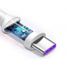 Przewód USB/USB-C 2 metry /5A CATSH-C02 biały Baseus
