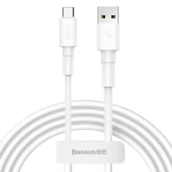 Przewód USB/USB-C 1m/3A CATSW-02 biały Baseus-7972