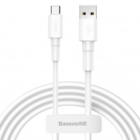 Przewód USB/USB-C 1m/3A CATSW-02 biały Baseus-7972