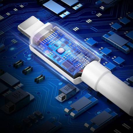 Przewód USB/USB-C 1m/3A CATSW-02 biały Baseus-7972