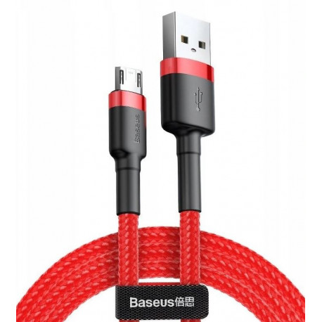 Przewód USB/micro USB 2m QC3.0 2,4A Red Baseus