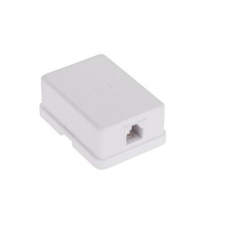 Gniazdo abonenckie telefoniczne 6P4Cx1 TEL0019-7389