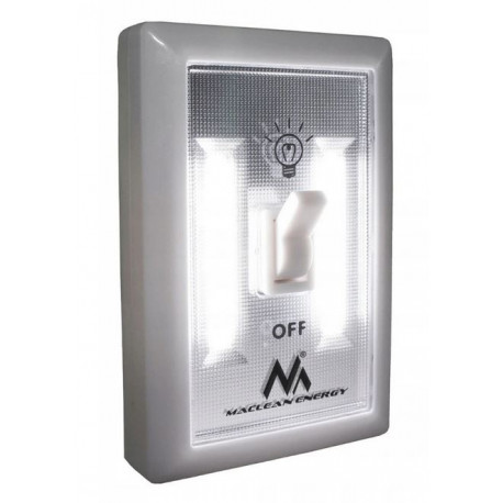 Lampka bezprzewodowa ścienna 2xLED COB MCE174 3xAAA Maclean