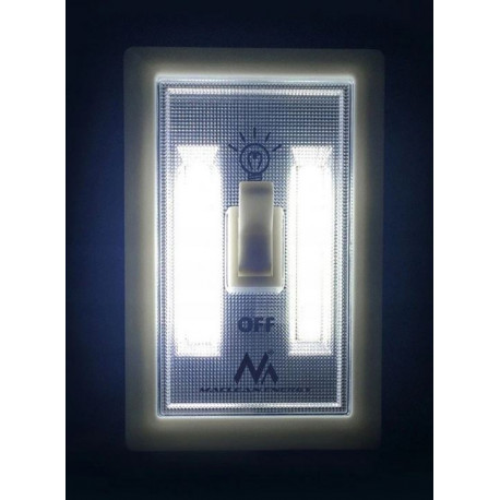 Lampka bezprzewodowa ścienna 2xLED COB MCE174 3xAAA Maclean