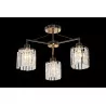 FARINA-3 gold 3xE27 ceiling lamp Vitalux