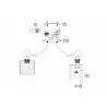 XANTE-5 chrome 5xE27 ceiling lamp Vitalux
