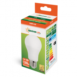 LED E27 GLS ECO 13W 230V WW Spectrum light bulb