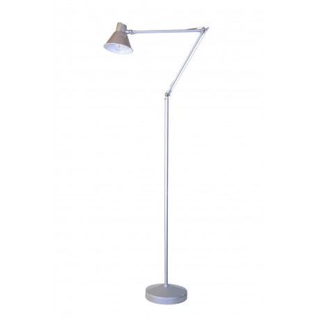 Lampa podłogowa stojąca MT-707 srebrna E27 Vitalux