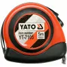 Coiled tape measure 5m x 19mm black and red YT-7105 YATO