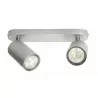 Lampa listwa kinkiet TUBA EYE SPOT Silver II 6140 2xGU10