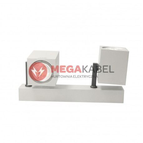 Lampa kinkiet CUBOID SILVER II 6518