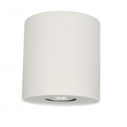Lampa sufitowa plafon tuba POINT M 6001 biała