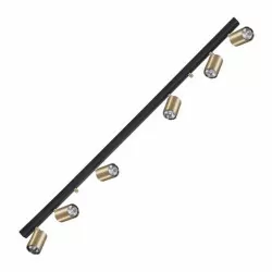Lampa listwa TUBA EYE SPOT Brass VI 8819 6xGU10