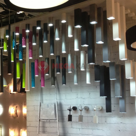 L TUBA EYE Black 6838 GU10 35W plafond lamp Nowodvorski