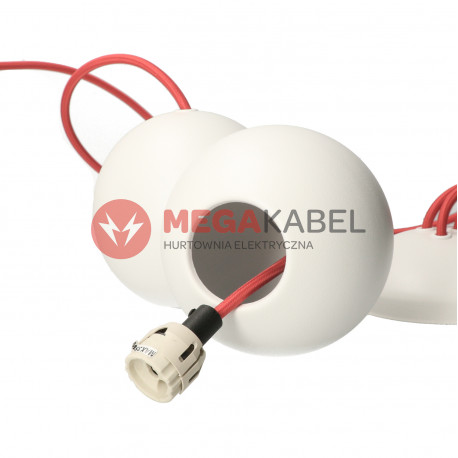 Lampa BUBBLE 6025 III White-Red