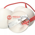 Lampa BUBBLE 6025 III White-Red