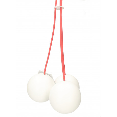 Lampa BUBBLE 6025 III White-Red