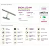 BRENA LED wall lamp 4W Mat Chrome 4000K
