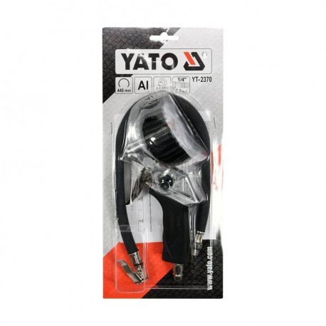 Pistolet do pomowania kół z manometrem YT-2370