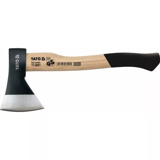 Siekiera oprawiona 600g trzonek HICKORY YT-8001 YATO Siekiera oprawiona 600g trzonek HICKORY YT-8001 YATO