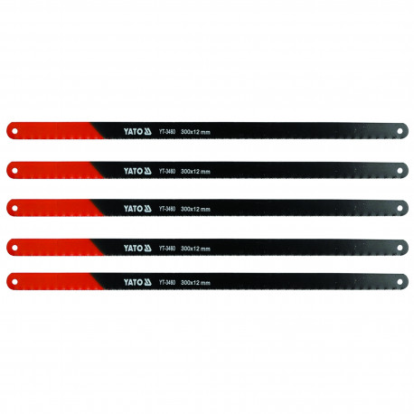 Brzeszczoty do metalu 300/12mm TPI24 (op.5)YT-3460