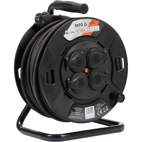 Przedłużacz bębnowy 40m 4gn OW 3x1,5 YT-81054