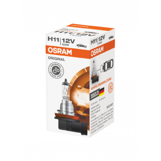 H11 12V 55W Original 64211 OSRAM bulb.