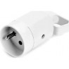 White grounded socket with lug 16A 315-01 Viplast