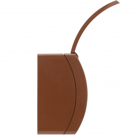 Koala gniazdo podójne 2x2P+Z natynkowe brązowe z klapką 162-02 VIPLAST