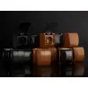 Koala double 2x2P+Z surface-mounted brown socket with flap 162-02 VIPLAST