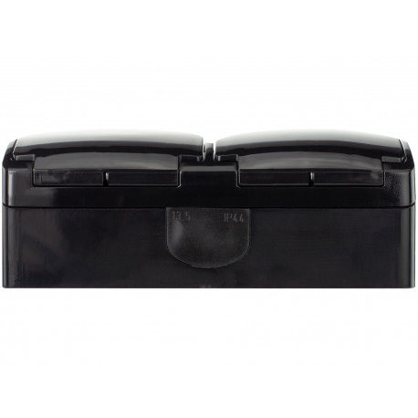 Koala gniazdo podw.2x2P+Z n/t czarn z klap. 162-05-8795