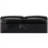 Koala double 2x2P+Z surface-mounted socket black with flap 162-05 VIPLAST